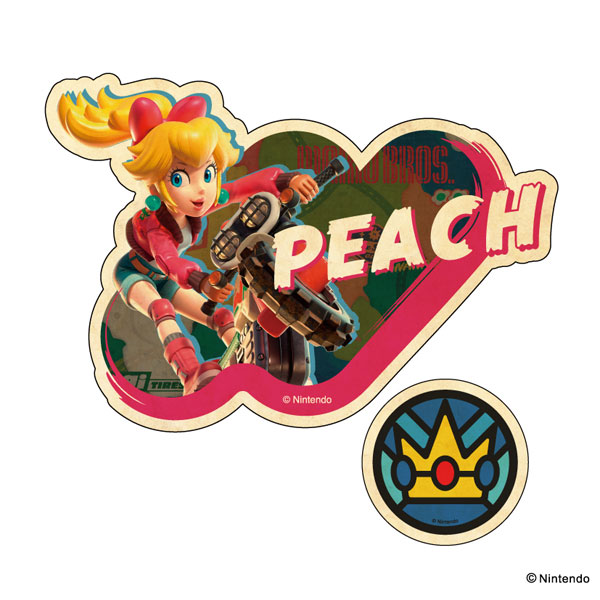 マリオカートワールド トラベルステッカー 2枚セット (2)ピーチ[エンスカイ]《０６月予約》