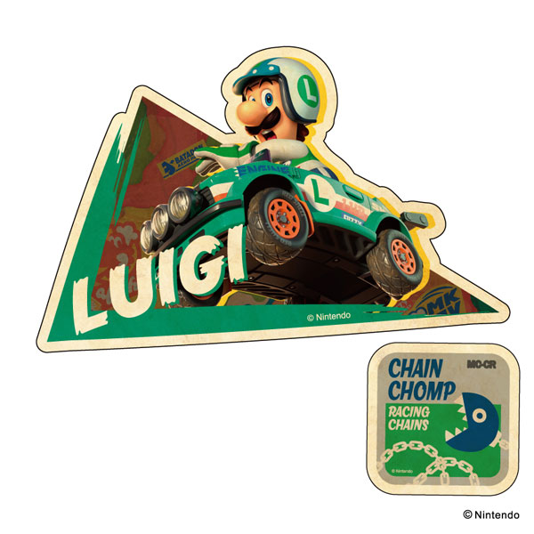 マリオカートワールド トラベルステッカー 2枚セット (3)ルイージ[エンスカイ]《０６月予約》