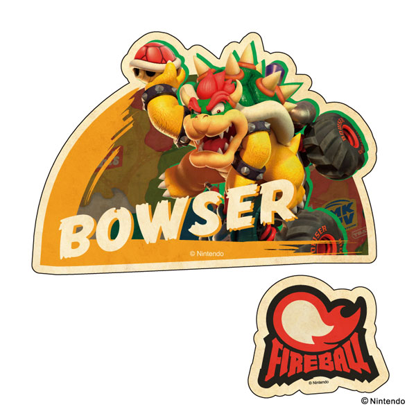 マリオカートワールド トラベルステッカー 2枚セット (4)クッパ[エンスカイ]《０６月予約》