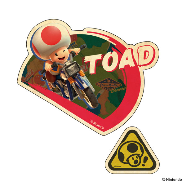 マリオカートワールド トラベルステッカー 2枚セット (5)キノピオ[エンスカイ]《０６月予約》