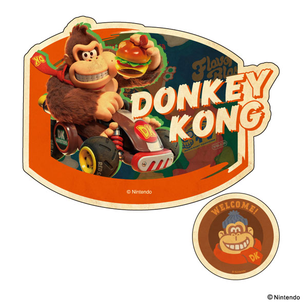 マリオカートワールド トラベルステッカー 2枚セット (8)ドンキーコング[エンスカイ]《０６月予約》
