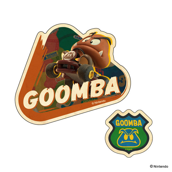 マリオカートワールド トラベルステッカー 2枚セット (9)クリボー[エンスカイ]《０６月予約》