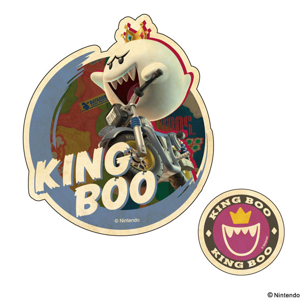 マリオカートワールド トラベルステッカー 2枚セット (10)キングテレサ[エンスカイ]《０６月予約》