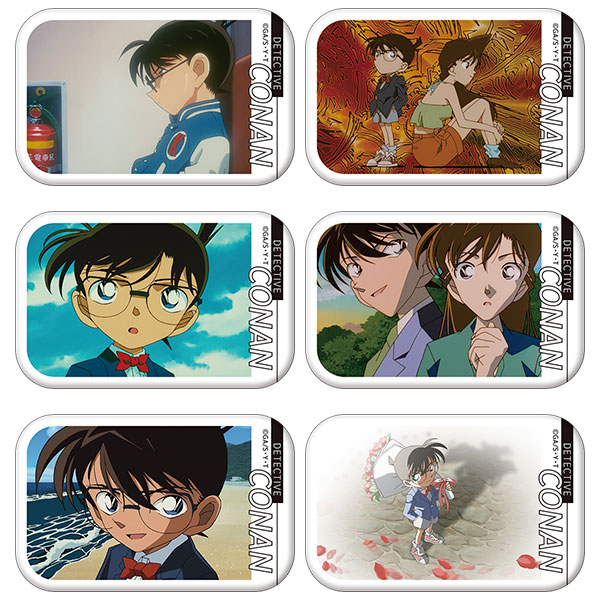 名探偵コナン メモリアルスクエア缶バッジコレクション vol.2 ～ED～ 6個入りBOX[ムービック]《０６月予約》