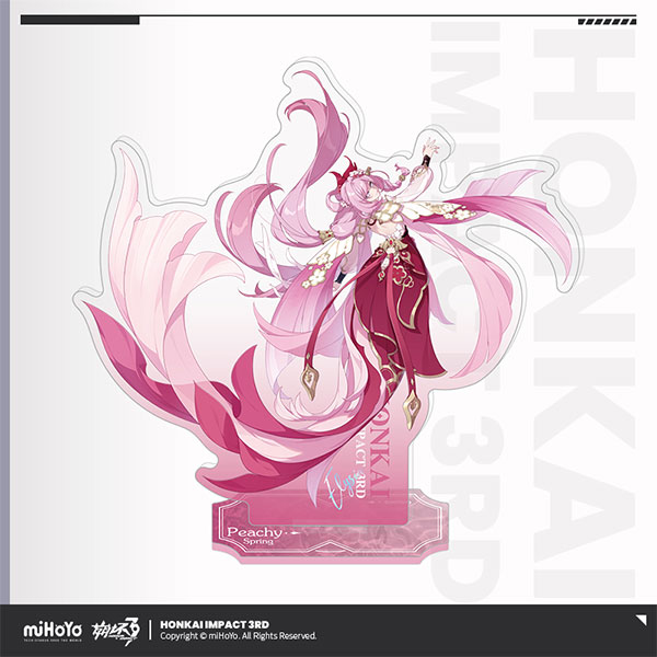 崩壊3rd 時紡新裳シリーズ アクリルスタンド エリシア 春に咲く桃の花[miHoYo]《０４月予約》