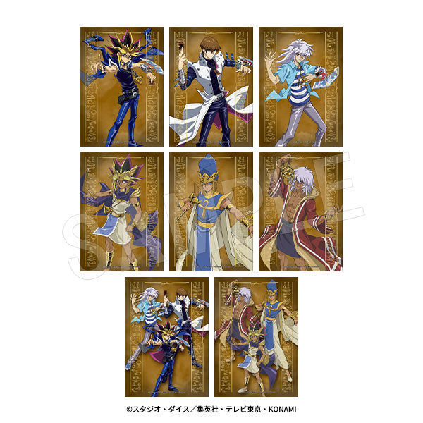 遊☆戯☆王デュエルモンスターズ トレーディング箔押しプライラストシート 現世と追憶ver. 8個入りBOX