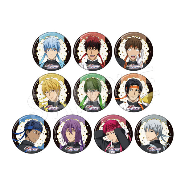 黒子のバスケ トレーディング缶バッジ 応援団ver. 10個入りBOX