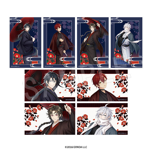 文豪とアルケミスト トレーディングイラストカード 寒椿ver. 8個入りセット