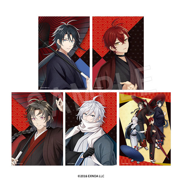 文豪とアルケミスト ブロマイドセット(5枚入り) 寒椿ver.[中外鉱業]《０７月予約》