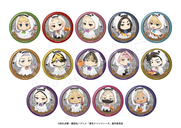 東京リベンジャーズ トレーディンググリッター缶バッジ Autumn Night ver. TypeB(ミニキャラ) 14個入りBOX