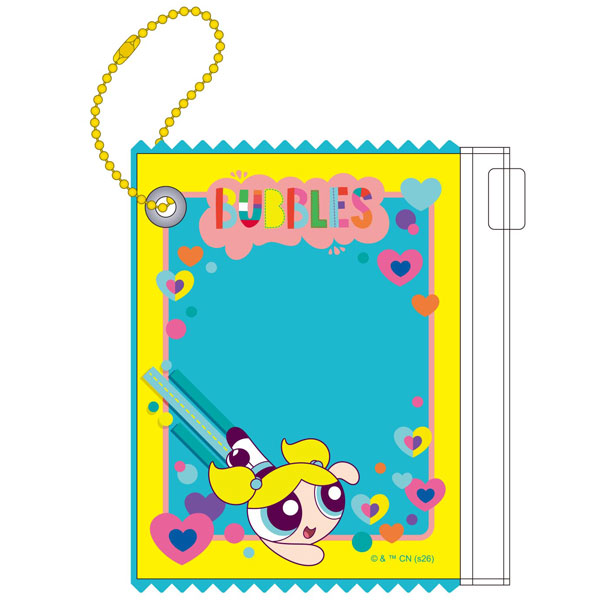 パワーパフガールズ スライダーポーチキーホルダー(バブルス)[ムービック]《０８月予約》