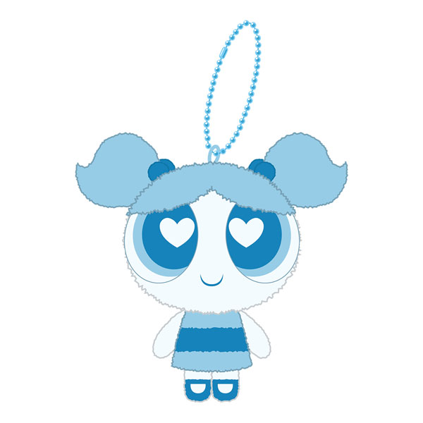 パワーパフガールズ ぬいぐるみキーホルダー(バブルス)