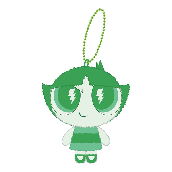 パワーパフガールズ ぬいぐるみキーホルダー(バターカップ)