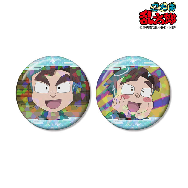 忍たま乱太郎 皆本金吾 場面写ホログラム缶バッジ2個セット[アルマビアンカ]《０８月予約》