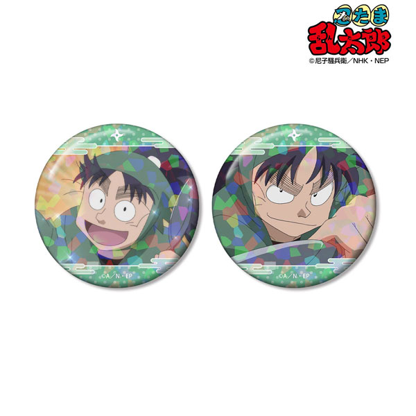 忍たま乱太郎 七松小平太 場面写ホログラム缶バッジ2個セット[アルマ