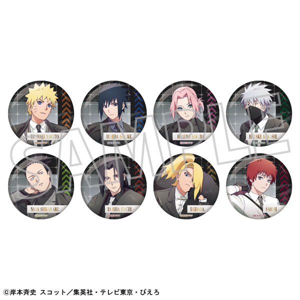 NARUTO-ナルト- 疾風伝 キャラバッジコレクション フォーマル 8個入りBOX[ムービック]《０６月予約》