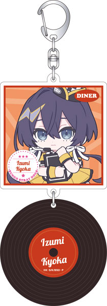 文豪ストレイドッグス レコード風アクリルキーホルダー 泉鏡花 ぱすてるぽっぷ[ムービック]《０６月予約》