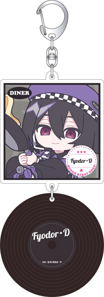 文豪ストレイドッグス レコード風アクリルキーホルダー フョードル・D ぱすてるぽっぷ[ムービック]《０６月予約》
