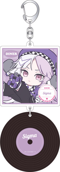 文豪ストレイドッグス レコード風アクリルキーホルダー シグマ ぱすてるぽっぷ[ムービック]《０６月予約》