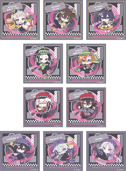 文豪ストレイドッグス ホログラムぺたコレクション ぱすてるぽっぷ 10個入りBOX[ムービック]《０６月予約》