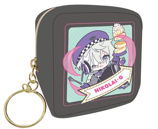 文豪ストレイドッグス スクエアポーチ ニコライ・G ぱすてるぽっぷ[ムービック]《０６月予約》