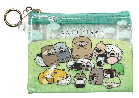 なんでもいきもの ミニクリアポーチ (ミントグリーン)[ティー・シー・ピー]《０６月予約》