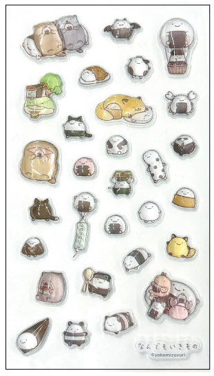 なんでもいきもの ぷくりんキャンディシール (A)[ティー・シー・ピー]《０６月予約》