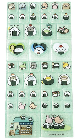 なんでもいきもの タイルシール (ミントグリーン)[ティー・シー・ピー]《０６月予約》