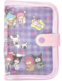 なんでもいきもの×サンリオキャラクターズ シールバインダー (パープル)[ティー・シー・ピー]《０６月予約》