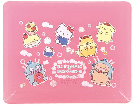 なんでもいきもの×サンリオキャラクターズ コレクションケース (ピンク)[ティー・シー・ピー]《０６月予約》