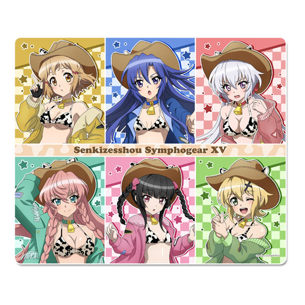 戦姫絶唱シンフォギアXV 描き下ろし マウスパッド カウガールver.[シーズナルプランツ]《０７月予約》