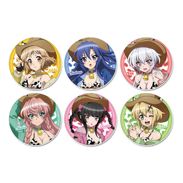 戦姫絶唱シンフォギアXV 描き下ろし トレーディング缶バッジ カウガールver. 6個入りBOX