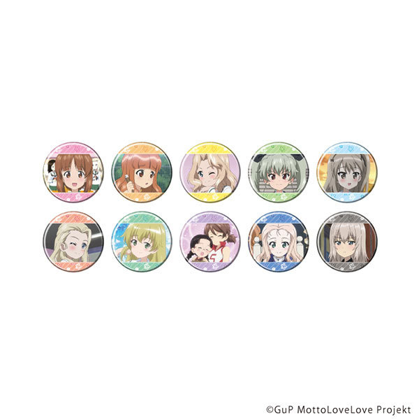 缶バッジ「ガールズ＆パンツァー もっとらぶらぶ作戦です！」14/場面写