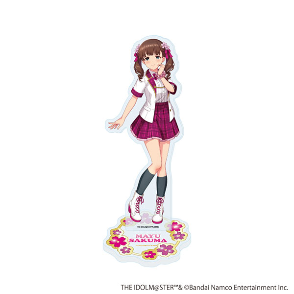 アイマス デレマス 佐久間まゆ アクリルスタンド 等身 アニメイトカフェ アクリルスタンド「アイドルマスター シンデレラガールズ」26/佐久間