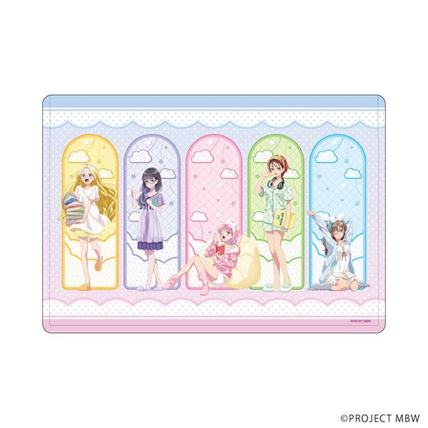 キャラクリアケース「前橋ウィッチーズ」02/集合デザイン 水玉ルームウェアver.(描き下ろしイラスト)[A3]《０６月予約》