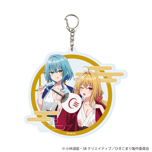 デカアクリルキーホルダー「ひきこまり吸血姫の悶々」01/集合デザイン 浴衣ver(描き下ろしイラスト)[A3]《０６月予約》