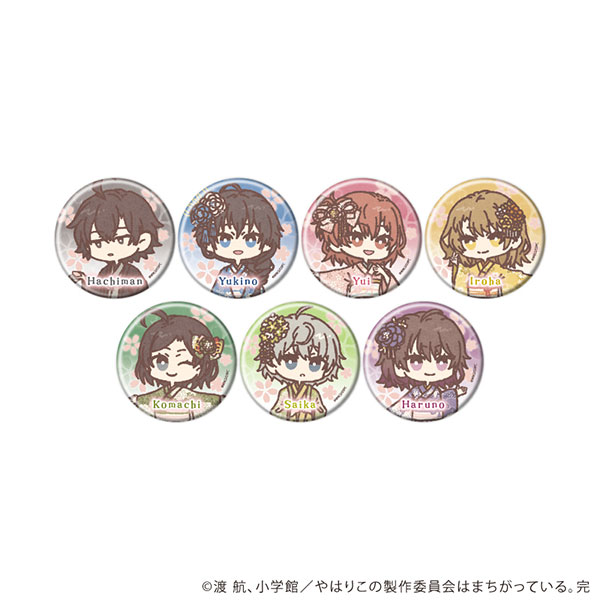 缶バッジ「やはり俺の青春ラブコメはまちがっている。完」06/花見ver