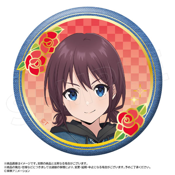 アニメ「ガールズバンドクライ」 描き下ろし和装デニムver. BIG箔押し缶バッジ A 井芹仁菜[ANICRAFT]《０６月予約》