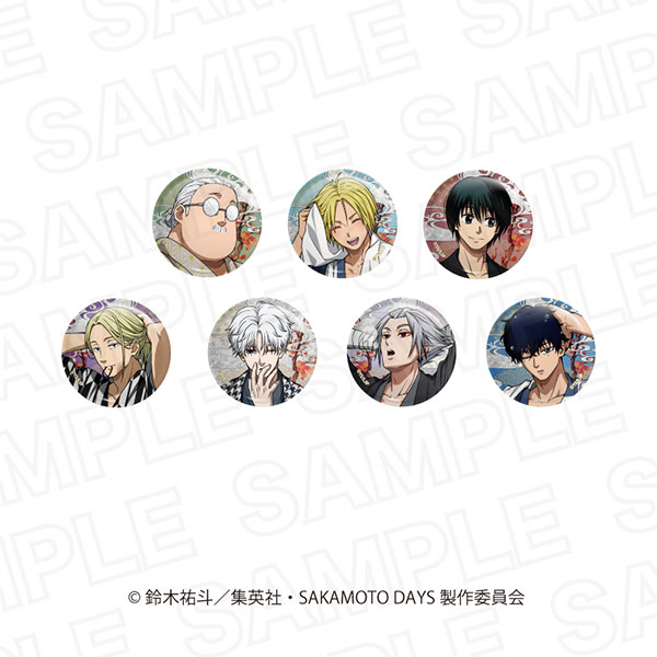 SAKAMOTO DAYS ランダム缶バッジ まつり湯ver 7個入りBOX