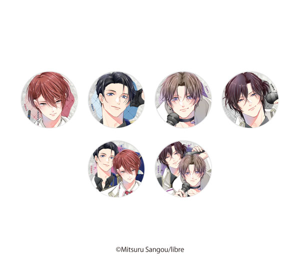 マスク男子は恋したくないのに ランダム描き下ろし缶バッジ 6個入りBOX