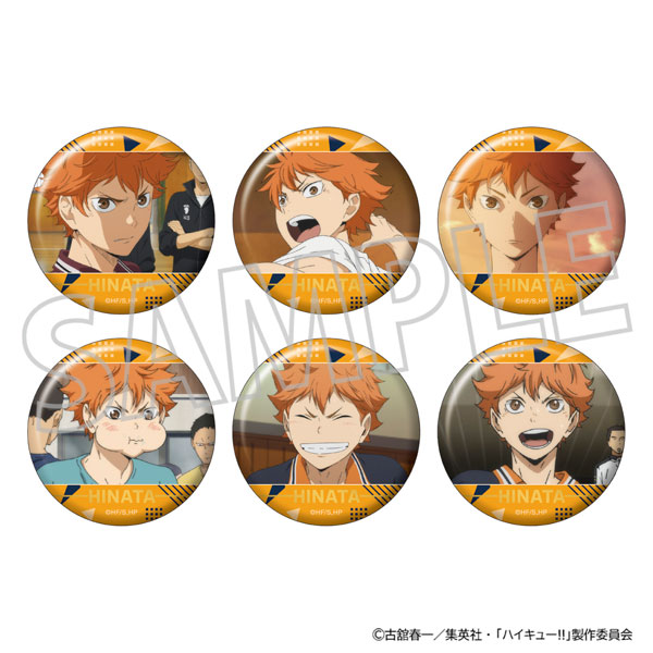 ハイキュー！！ 日向まみれのキャラバッジコレクション 6個入りBOX[ムービック]《０５月予約》