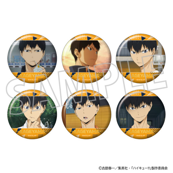 ハイキュー！！ 影山まみれのキャラバッジコレクション 6個入りBOX[ムービック]《０５月予約》