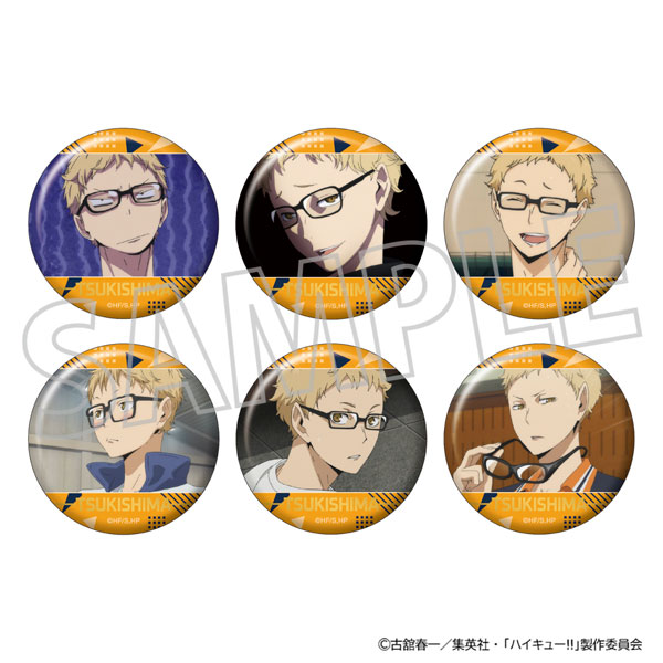 ハイキュー！！ 月島まみれのキャラバッジコレクション 6個入りBOX[ムービック]《０５月予約》