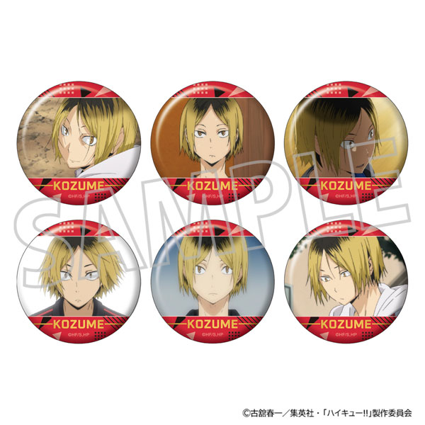 ハイキュー！！ 孤爪まみれのキャラバッジコレクション 6個入りBOX[ムービック]《０５月予約》