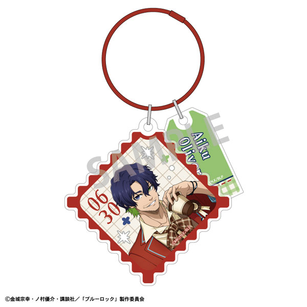 ブルーロック ワイヤーリングアクリルキーホルダー オリヴァ・愛空 カントリーファッション[カミオジャパン]《０７月予約》
