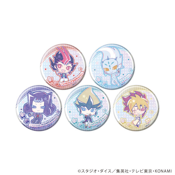 ホログラム缶バッジ(65mm)「遊☆戯☆王ZEXAL Design produced by Sanrio」01/コラボイラスト 5個入りBOX[A3]《０６月予約》