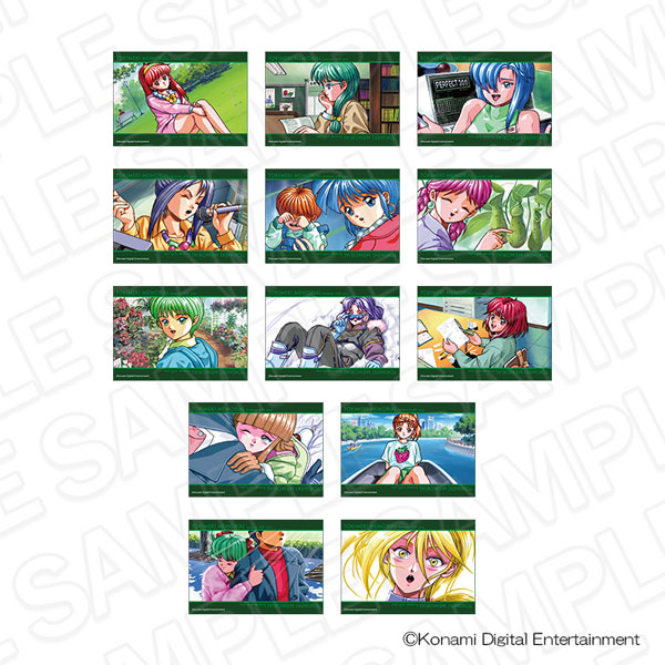 ときめきメモリアル クリアブロマイド オリジナルグラフィック 13個入りセット