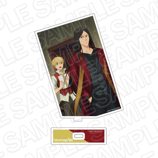 TVアニメ『Fate/strange Fake』 カード型アクリルスタンド フラット・エスカルドス＆ロード・エルメロイII世[コンテンツシード]《０６月予約》