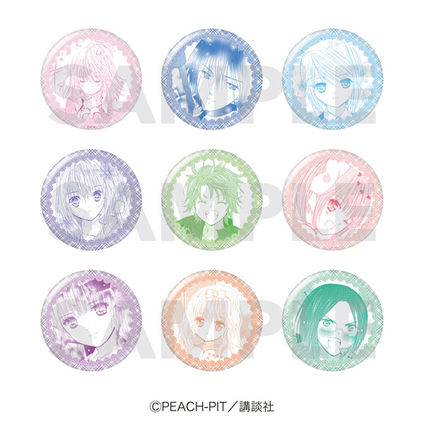 『しゅごキャラ！』トレーディンググリッター缶バッジ 9個入りBOX