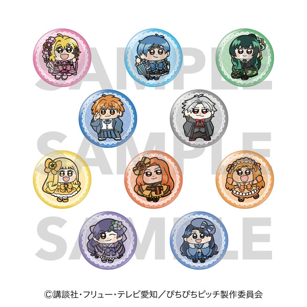 『ぴちぴちピッチ』トレーディング缶バッジ 10個入りBOX